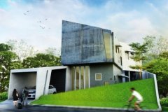 Rumah Miring Rungkut